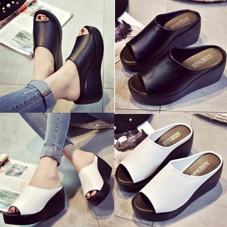Dép Nữ Đế Xuồng Da PU Size 35-40