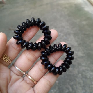 Cột tóc lò xo màu đen (Size 3cm)