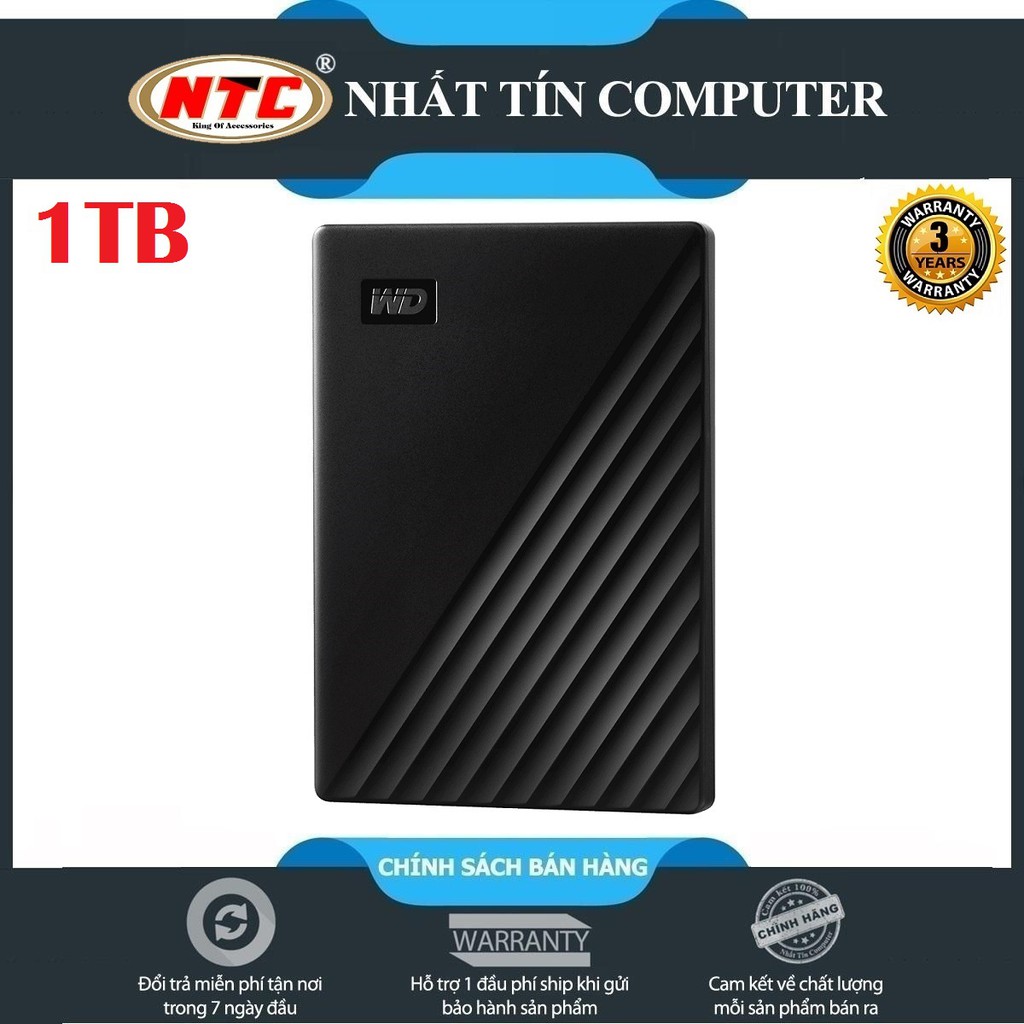 Ổ cứng di động HDD Western Digital My Passport 1TB Model 2019 | WebRaoVat - webraovat.net.vn