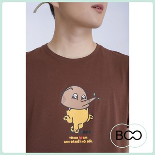 Áo Phông Nam Stickers Regular Nói Dối Boo