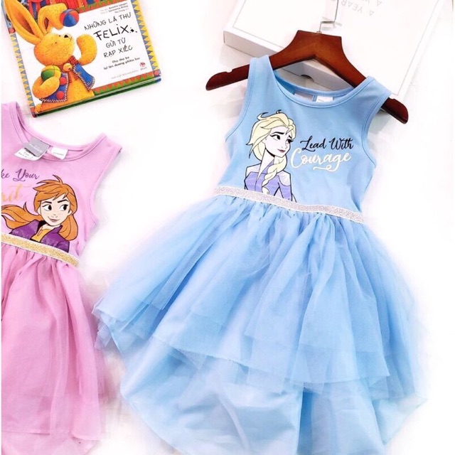 Sale hàng hè Đầm Elsa và Anna siêu xinh