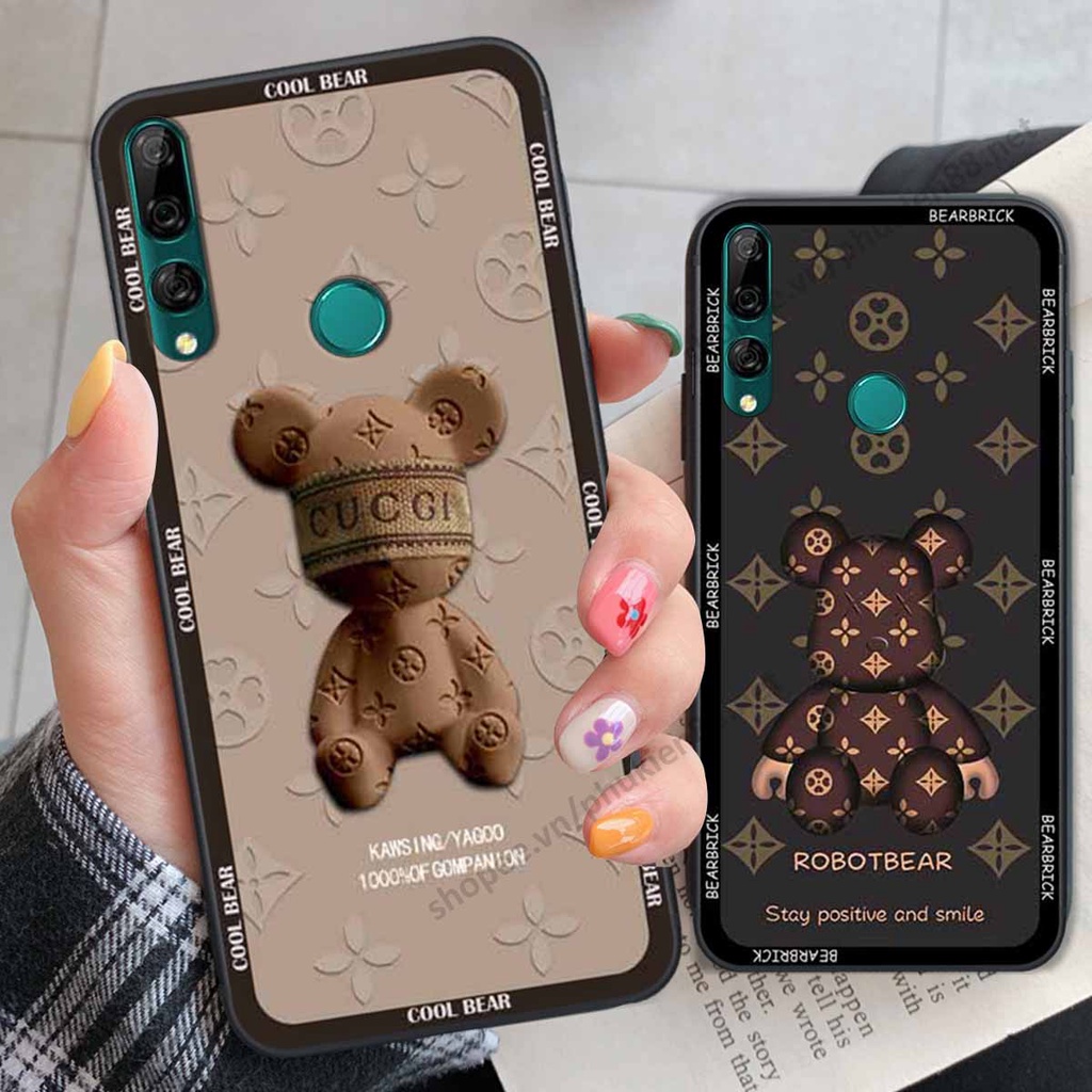 Ốp Huawei Y9 2019 / Y9 Prime 2019 bear, k@ws thương hiệu phong cách ốp lưng thời trang cao cấp