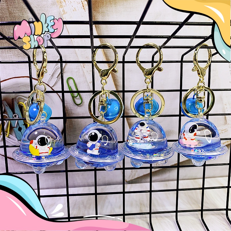 Móc Khóa PHG Đĩa Bay Nhiều Hình Cute, Phụ Kiện Túi Xách Dễ Thương - Minkey