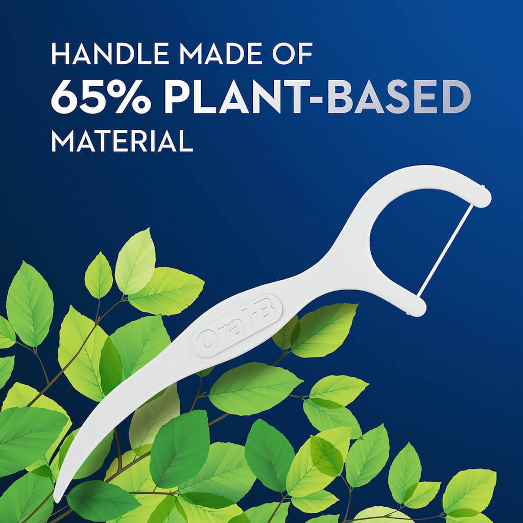 Tăm chỉ Oral B Eco Sustainable hương bạc hà gói 75 cái