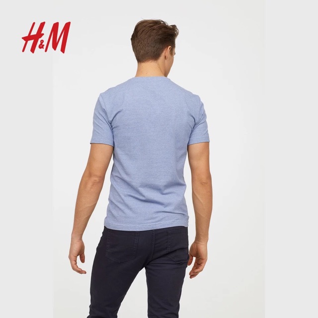 Áo tshirt form Slimfit hiệu H&M auth 100%