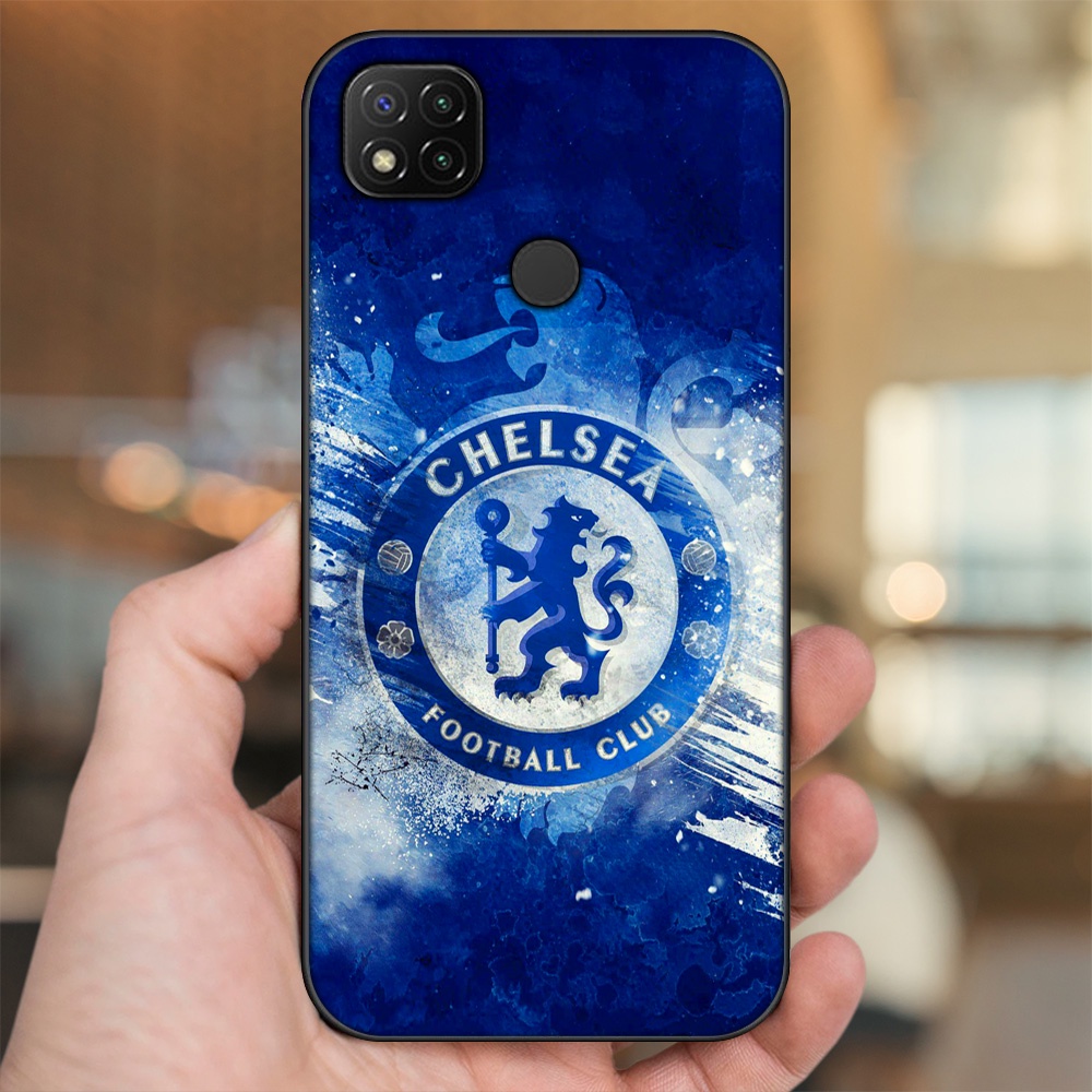 Ốp lưng Xiaomi Redmi 9C viền đen in hình Chelsea FC