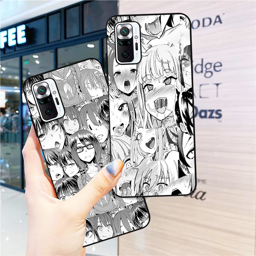Ốp Điện Thoại Mềm Hình Cô Gái Anime Cho Redmi Note 10s 11 Pro 9T 8T 7 10 5G