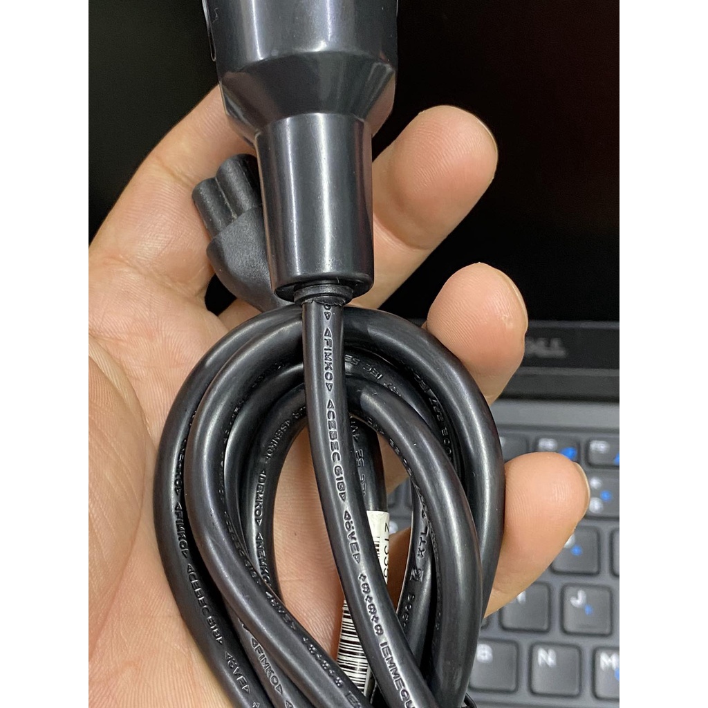 Dây nguồn 2 chấu laptop thẳng như hình