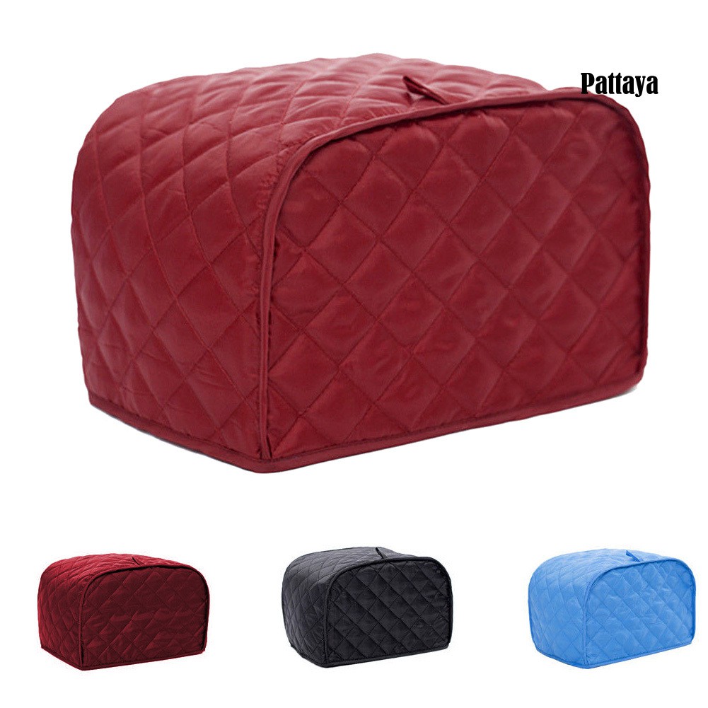 Vỏ Bọc Bảo Vệ Máy Nướng Bánh 2 Ngăn Bằng Polyester Họa Tiết Kẻ Sọc