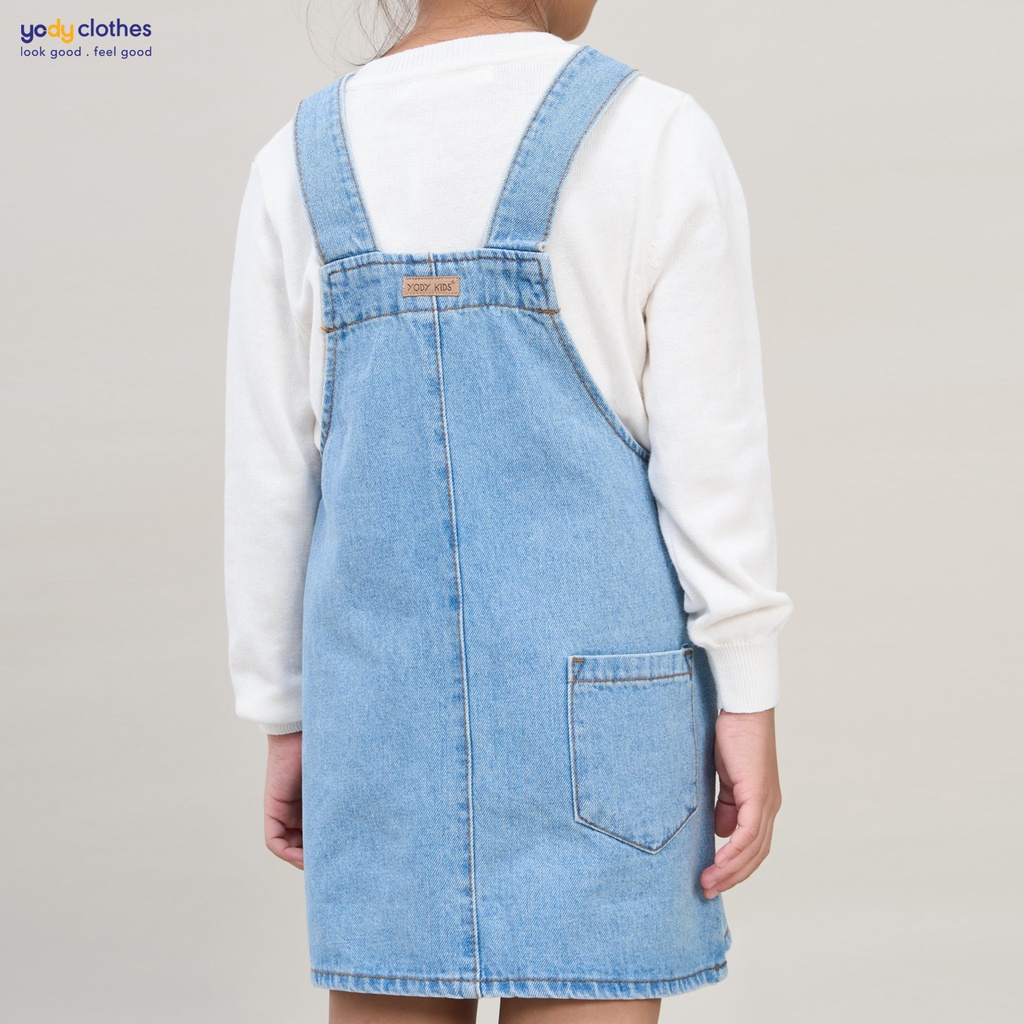 Yếm váy jean bé gái YODY có túi ở bụng dễ thương KID4341