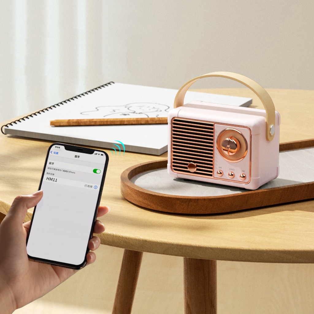 LOA BLUTOOTH ĐÀI CASSETTE CỔ ĐIỂN XINH XẮN CHẤT LƯỢNG CAO