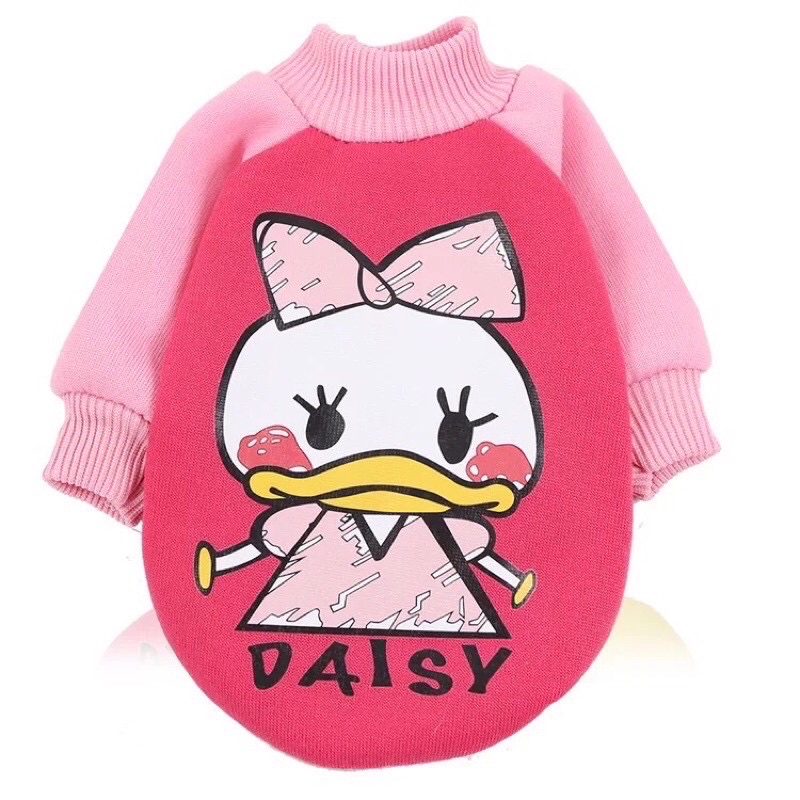 Sale áo nỉ dâu và dứa cho chó mèo