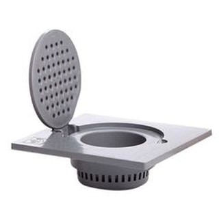 HỐ GA 1 TẤC 10*10 - 1 TẤC RƯỠI 15*15- 2 TẤC 20*20 -  LỖ 60 MÀU XÁM- CHẤT LIỆU PVC, HỐ GA THOÁT SÀN, CHỐNG HÔI, CHẮN RÁC