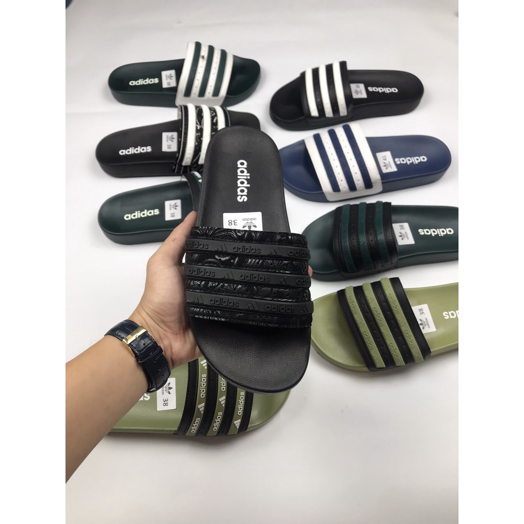 [FREE SHIP] Dép Nam adidas cao cấp, Dép đẹp chống nước, Dép đế chữ Adidas, Dép HỌA TIẾT Cực HOT