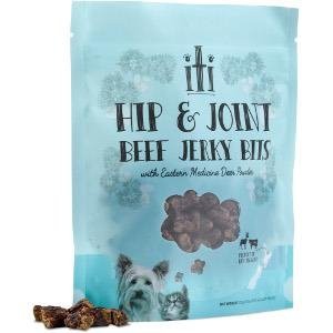 Thức ăn vặt cho chó mèo ITI  HIP &amp; JOINT - BEEF JERKY w DEER POWDER 100g