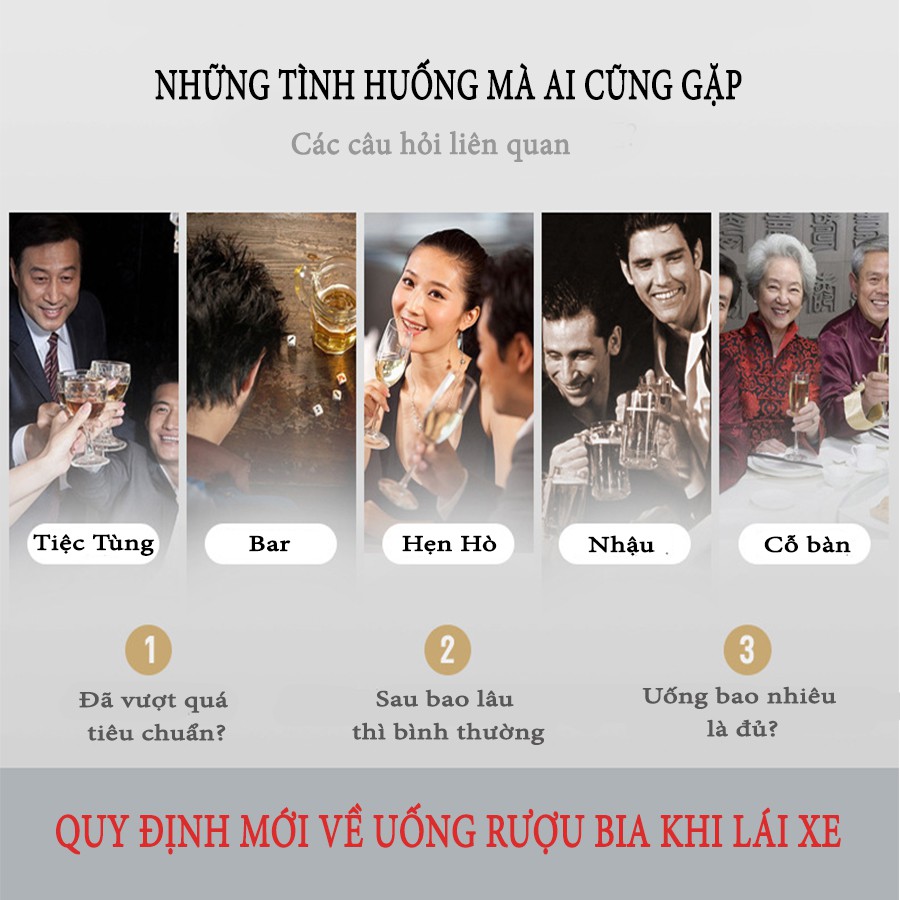 Máy Đo Nồng Độ Cồn - Chính xác tuyệt đối - Độ nhạy cao