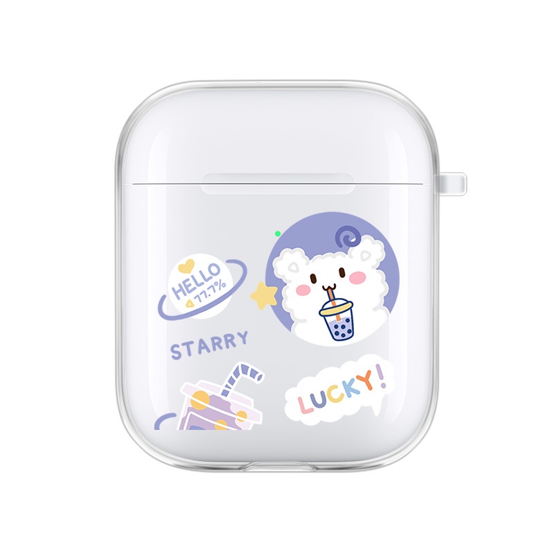 Vỏ Bảo Vệ Hộp Sạc Tai Nghe airpods 1 2 Pro 3rd Generation Pro 1/2 Trong Suốt Chống Sốc Họa Tiết Hoạt Hình Kiểu Nhật Hàn Dễ Thương