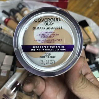 Kem nền dưỡng da COVERGIRL OLAY SIMPLY AGELESS - Xách Tay USA 12g. Không đẹp hoàn lại tiền