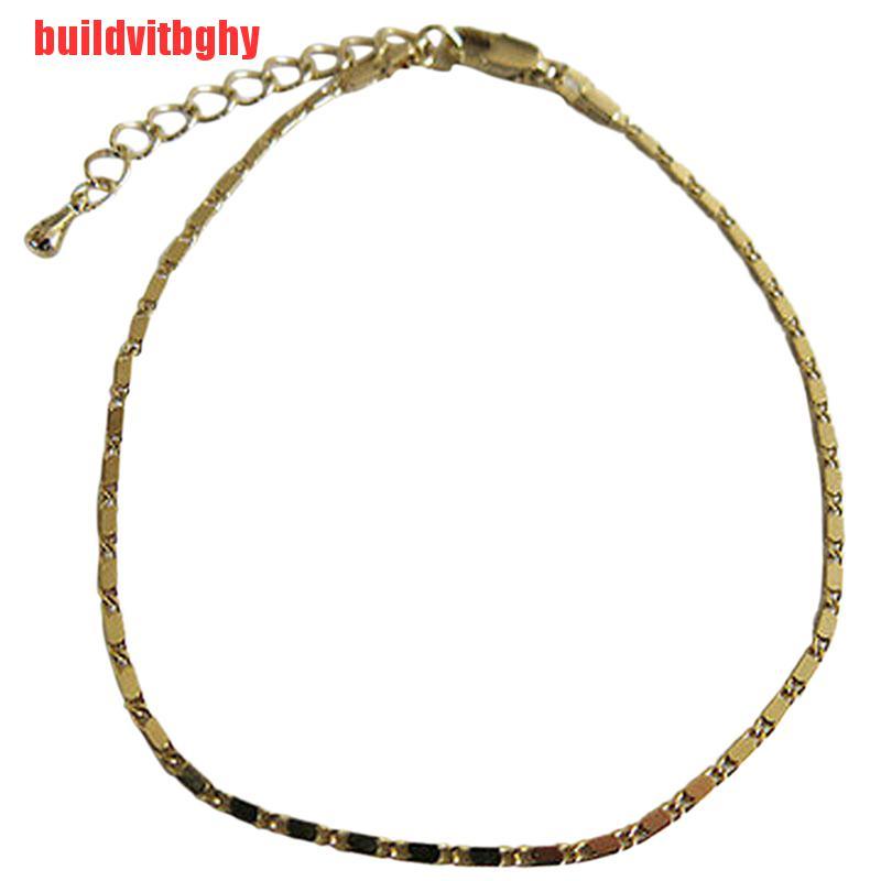 Lắc Chân Mạ Vàng Thiết Kế Đơn Giản Thời Trang | BigBuy360 - bigbuy360.vn