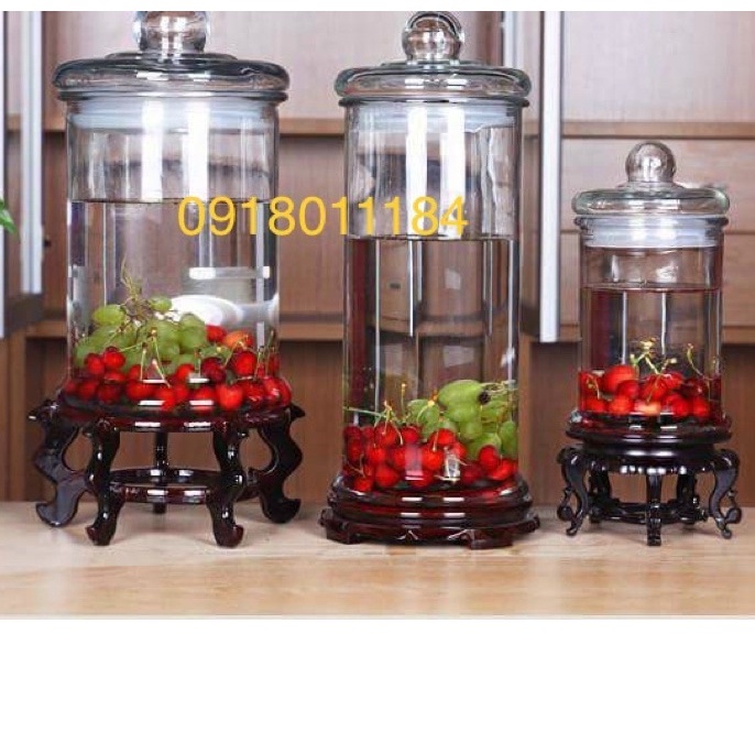 ✔️Bình Trụ Thuỷ Tinh Ngâm rượu Hoạ tiết Rồng  Ship Hoả tốc Hà Nội