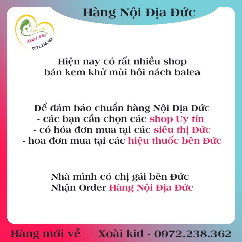 Kem khử mùi hôi nách Balea Deocreme với baking soda, 50ml - Nội địa Đức Đủ Bill