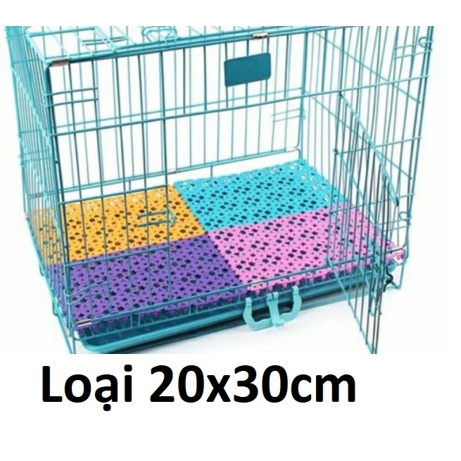 Lót Sàn Chuồng Chống Lọt Chân - Miếng Nhựa Lót Chuồng Chó,Mèo Lót Sàn Xe