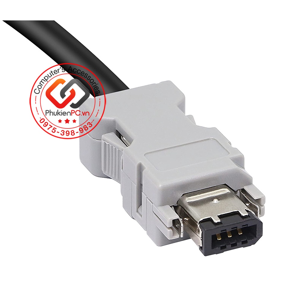 Đầu hàn SCSI SM-6P Firewire 1394A 6Pin Male, cho Servo encoder. Tạo cáp Firewire 1394 cáp encoder motor đến Driver Servo
