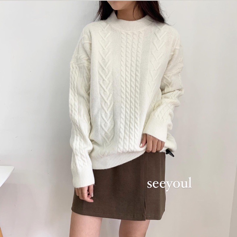 Áo len thừng chất dày 🤍 (HÌNH ẢNH THẬT SHOP CHỤP)