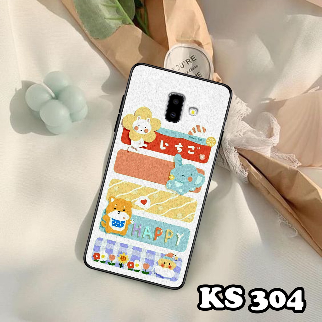 Ốp lưng Samsung J6 2018 - Samsung J6 Plus - Samsung J8 2018 - Ốp in hình Gấu&amp;Thỏ siêu xinh - Chất liệu TPU