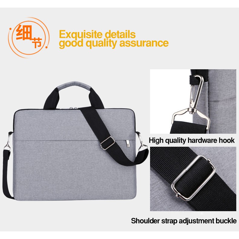 Laptop Bag Waterproof Notebook Bag Surface Pro Macbook Air Pro 13.3 14 15 15.6 Computer Shoulder Handbag Briefcase Bag | BigBuy360 - bigbuy360.vn