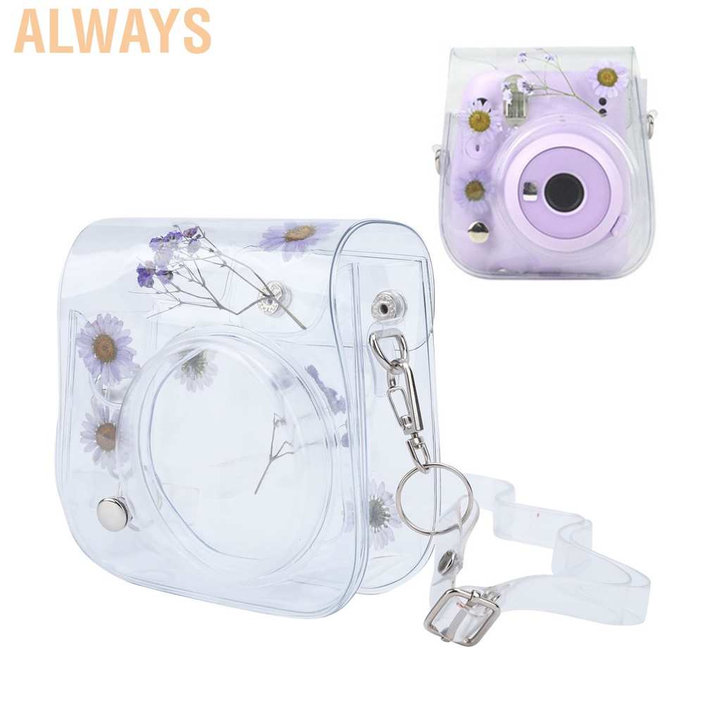 Túi Đựng Camera Bằng Pvc Trong Suốt Có Dây Đeo Vai Tùy Chỉnh Cho Instax Mini 11 Sự Bảo Vệ