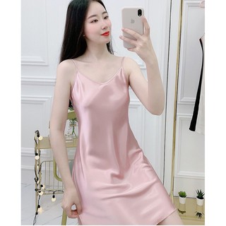 ĐẦM NGỦ LỤA 2 DÂY SIÊU XINH CÓ NHIỀU MÀU LỰA CHỌN