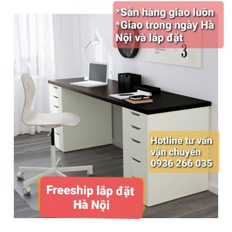 Bàn Ikea làm việc, Gaming 1 tủ và 2 tủ Giao lắp đặt trong ngày Hà Nội ( Nhận làm theo yêu cầu)