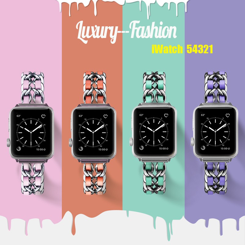 Dây Inox Khóa Kim Loại Cho Đồng Hồ for iWatch 42mm / 38mm 3 2 1