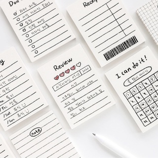 Winzige giấy note cute 50 tờ giấy nhớ note giấy ghi chú dễ thương văn phòng phẩm đồ dùng học tập dễ thương