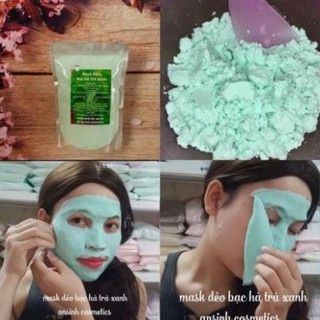 Bột đắp mặt nạ dẻo Bạc Hà gói 100gr