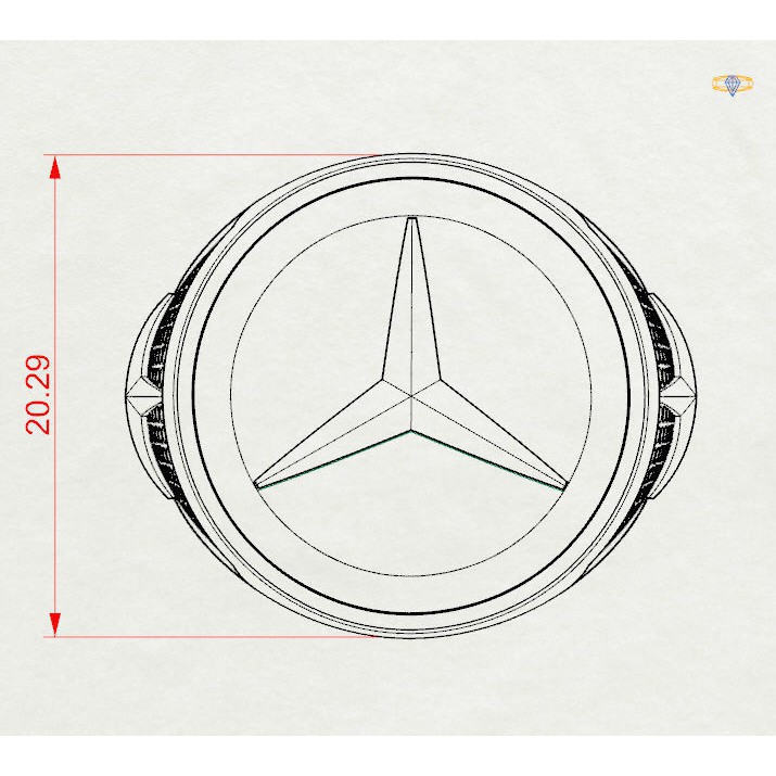 Nhẫn thép titan thời trang nam Nhẫn hoa văn Benz