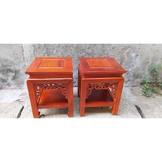 Đôn vuông gỗ lim (cao 50, mặt 30 x 30 cm)