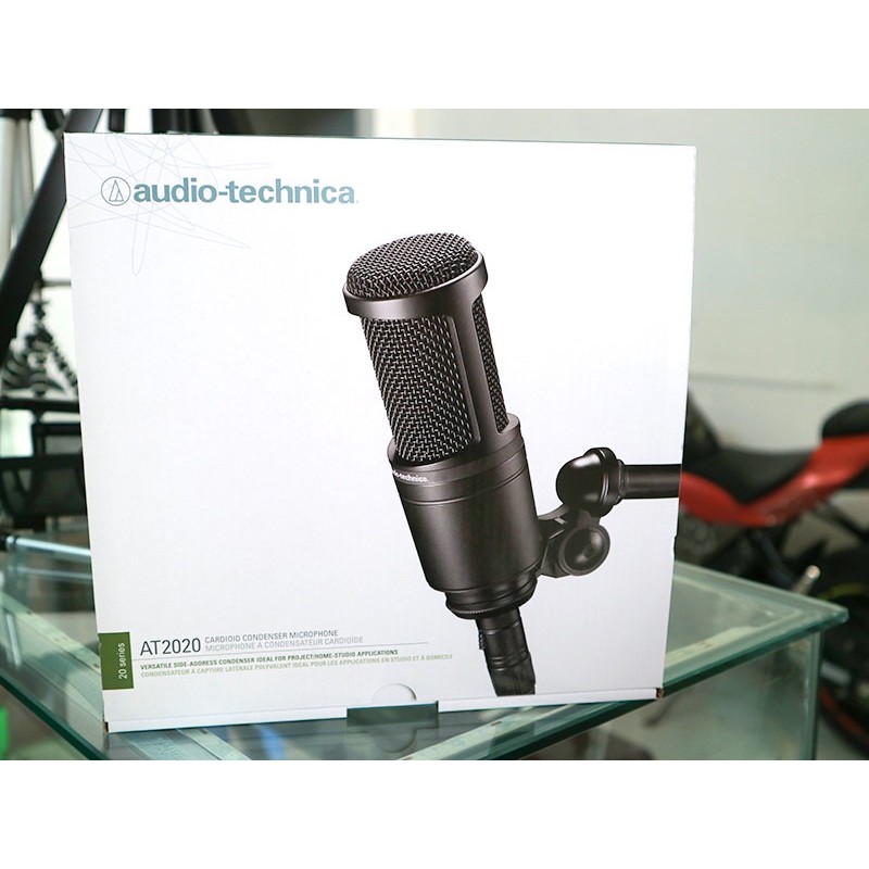 Micro Thu Âm Audio Technica AT2020 ⚡FREESHIP⚡ Micro thu âm cho phòng thu cao cấp chuyên nghiệp kiểu dáng cực đẹp