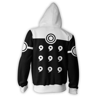 Áo khoác Naruto lục đạo đen