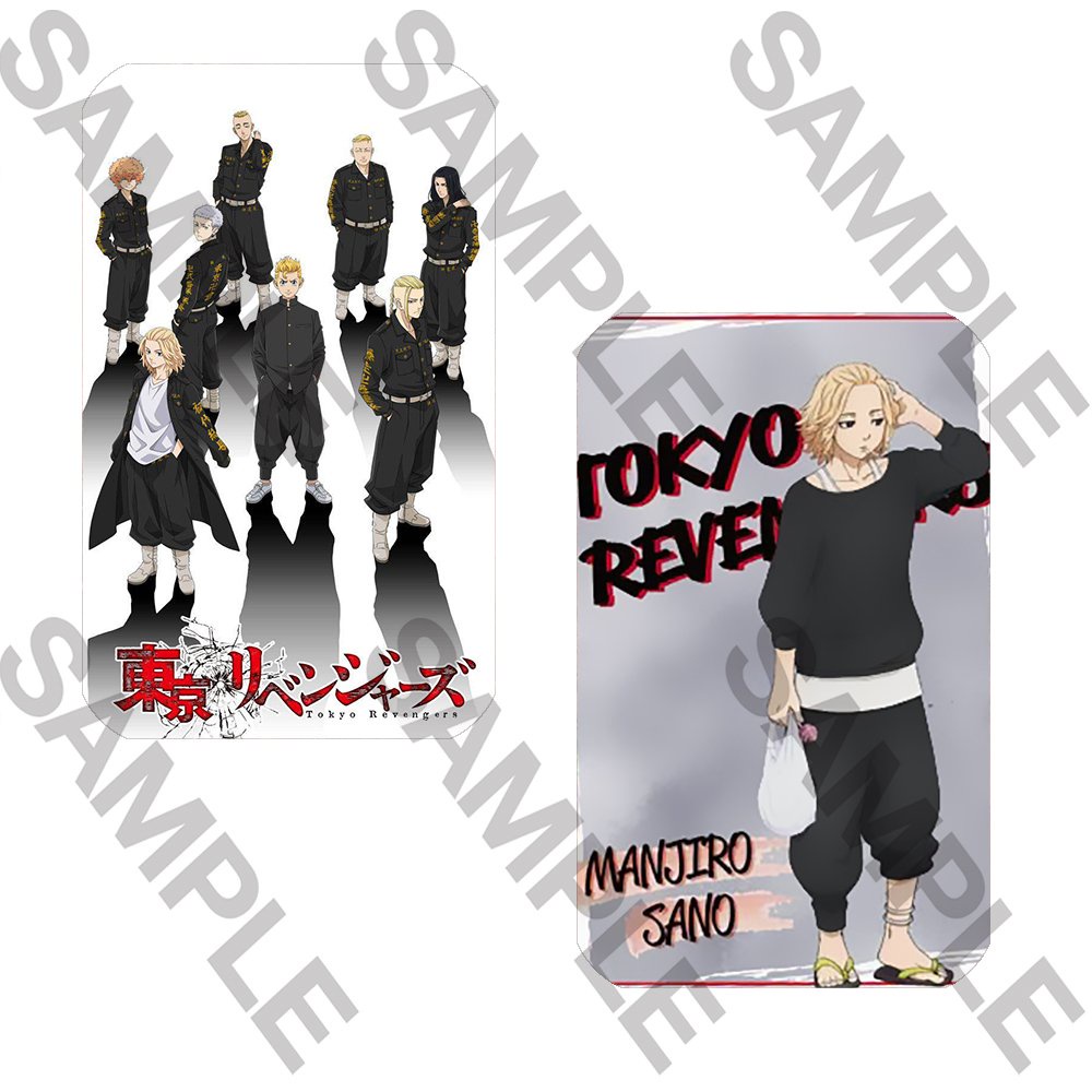(lẻ tấm) Ảnh card bo góc in hình TOKYO REVENGERS ÁO ĐEN ver thẻ bo viền 5*8cm anime chibi sưu tập nhiều mẫu