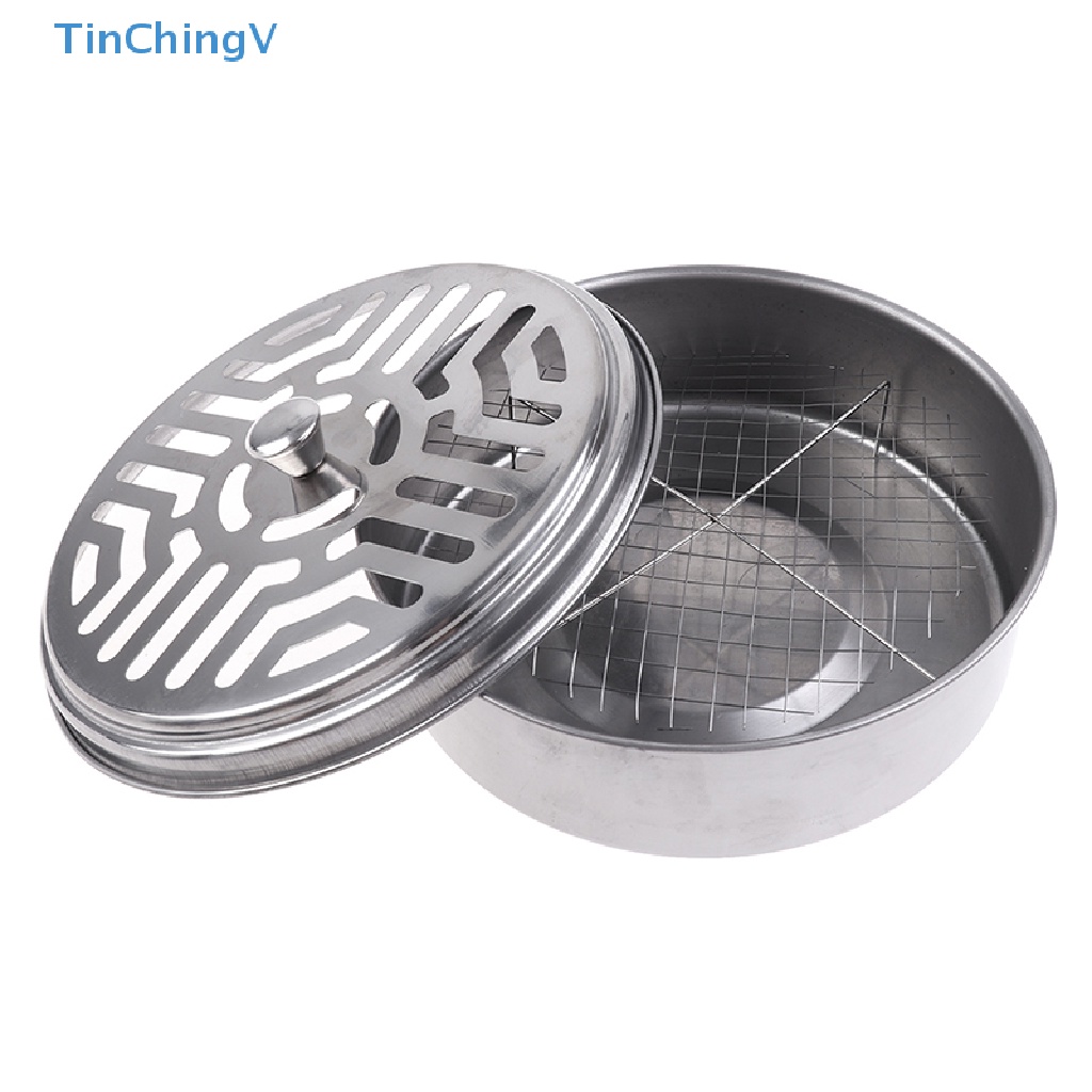 Hộp Đựng Nhang Muỗi Có Giá Đỡ Lưới Tiện Dụng Cho Cắm Trại / Sân Vườn