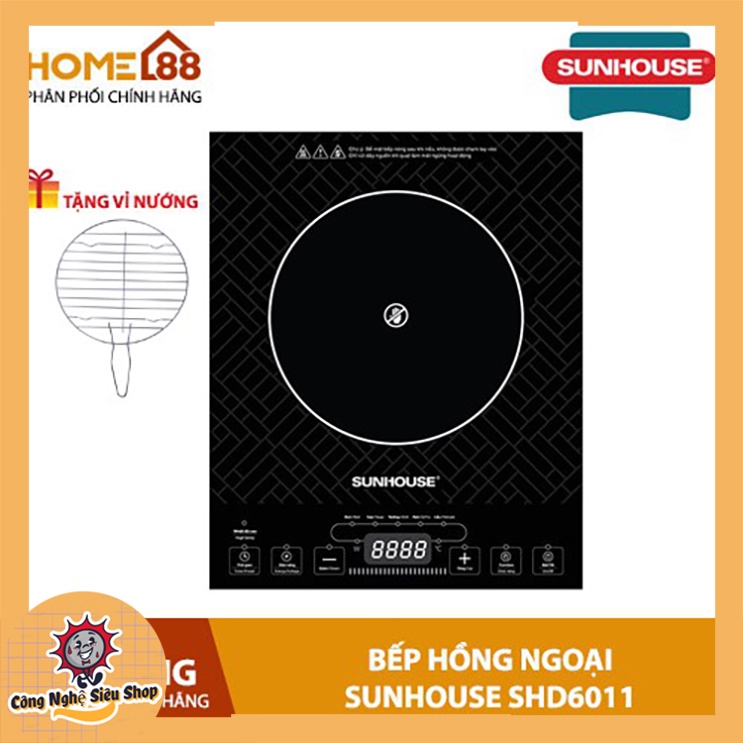 Bếp hồng ngoại Sunhouse SHD6011 chính hãng giá tốt