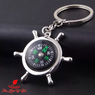 Móc Khóa Bánh Lái La Bàn Cao Cấp- MS032