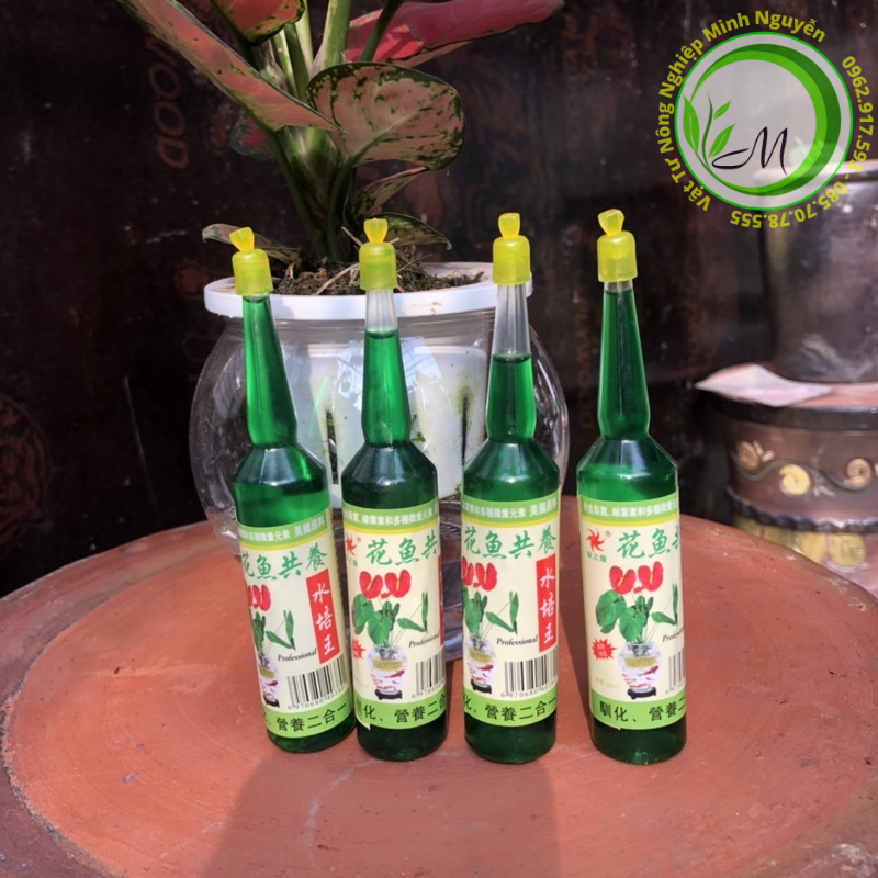 Dung dịch thuỷ canh cho cây thuỷ sinh, phân bón dinh dưỡng cho cây trồng nước hoa cây cảnh lọ 38ml