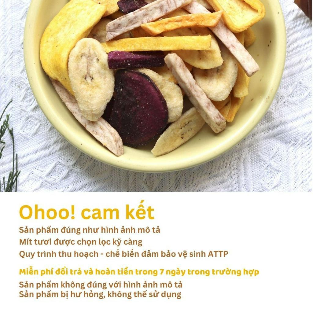 COMBO Mít Chuối Xoài Sấy Tự Nhiên OHOO