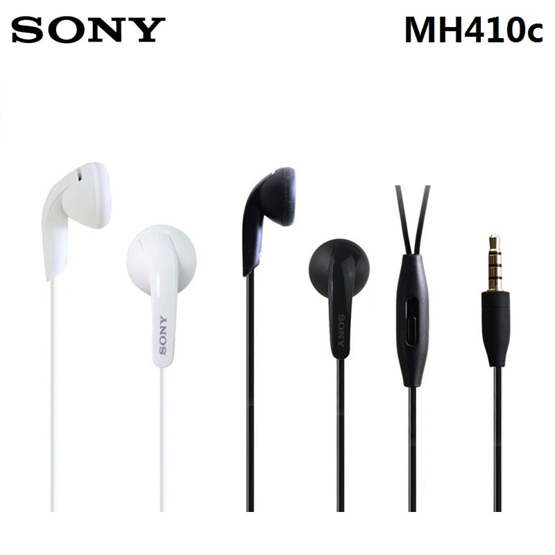 Tai Nghe Nhét Tai Sony MH410C Jack 3.5mm Âm Thanh Siêu Trầm Có Micro Cho XPERIA L36H M4 M5 L1 XZS XA XA1 XA2 Z1 Z2 Z3