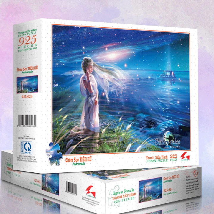 Tranh xếp hình Jigsaw Puzzle giải tỏa stress Tia Sáng 925 mảnh - CHÒM SAO TIÊN NỮ - MSP: 925-024