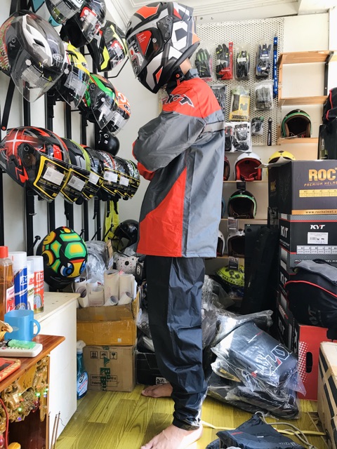 Áo mưa bộ KYT Premium RainCoat Malaysia