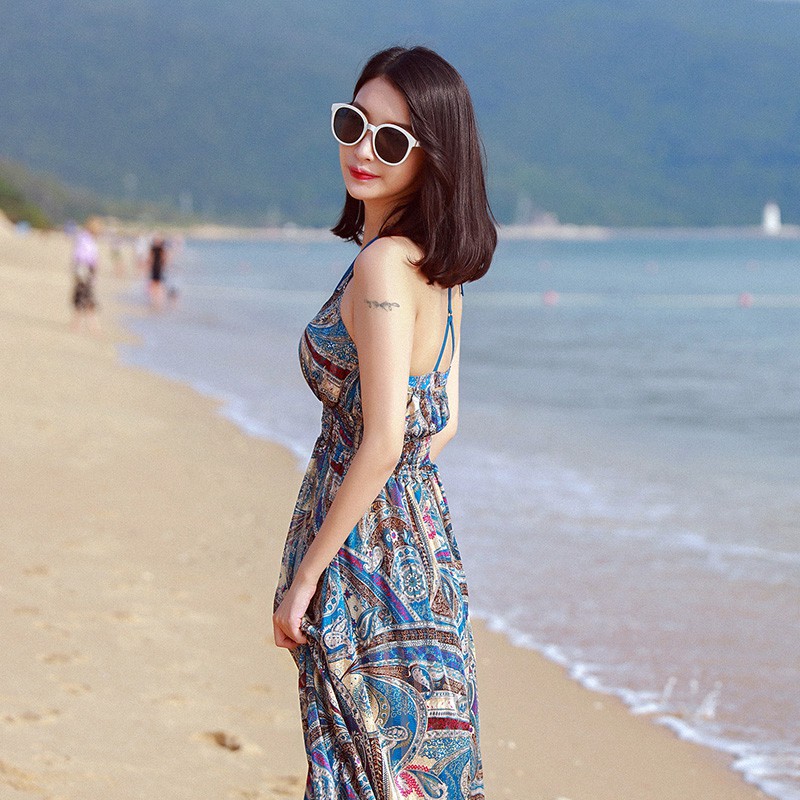 Sale - Set Bikini 3 Mảnh Nữ Phối Maxi Biển Cực Đẹp | BigBuy360 - bigbuy360.vn